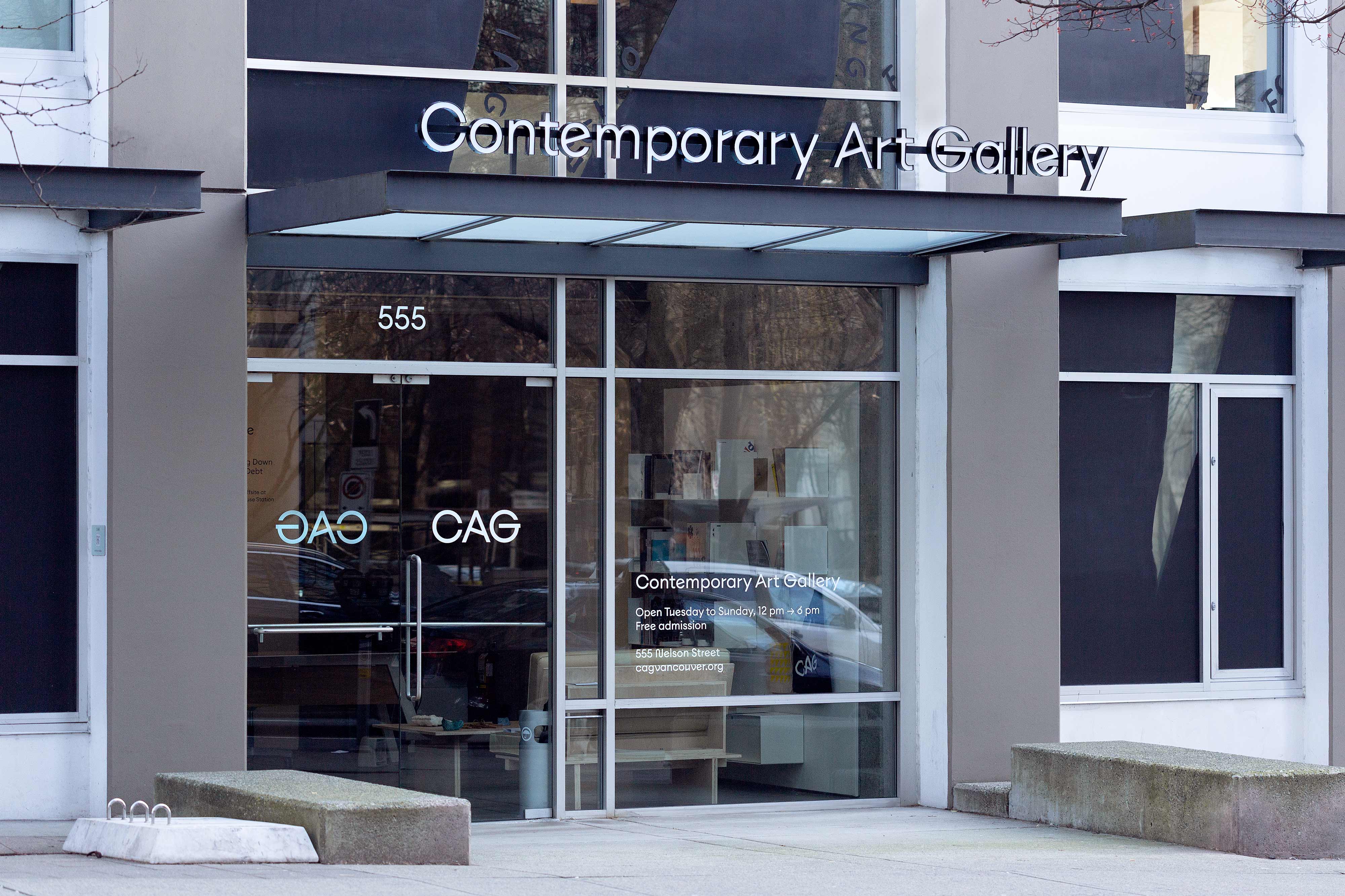 CAG visual identity sigange by Post Projects