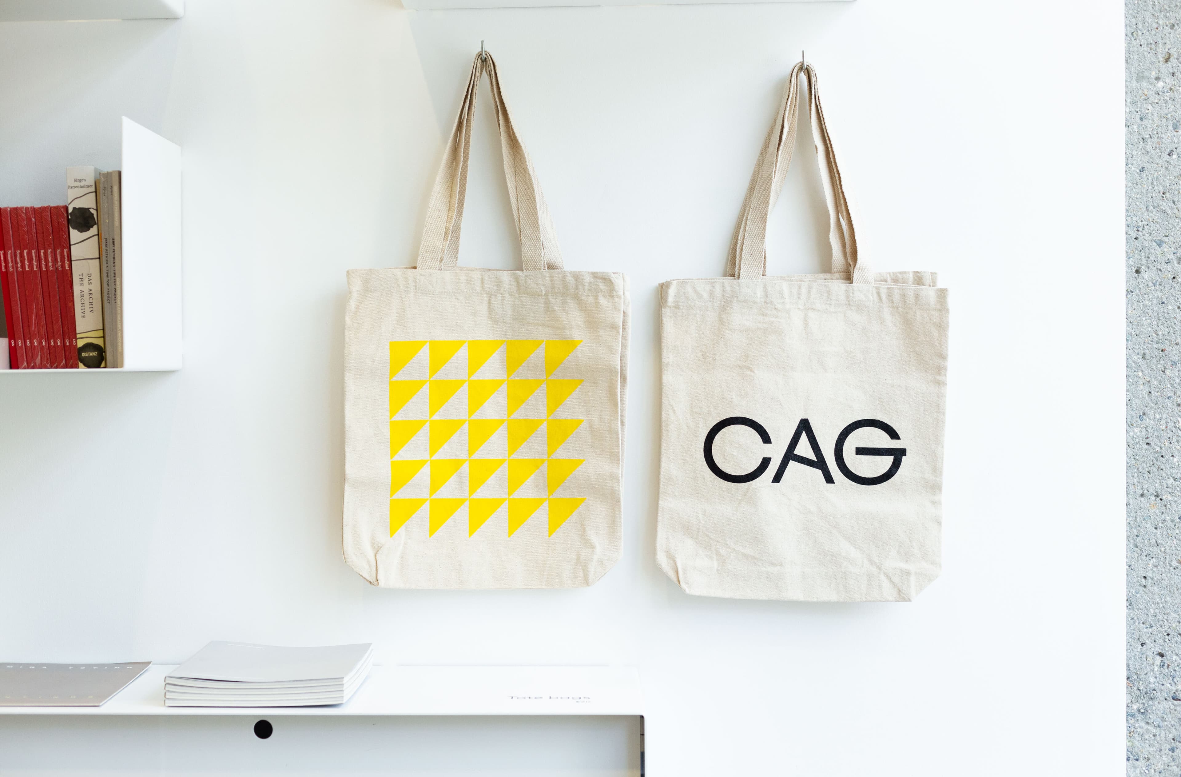 CAG visual identity signage by Post Projects