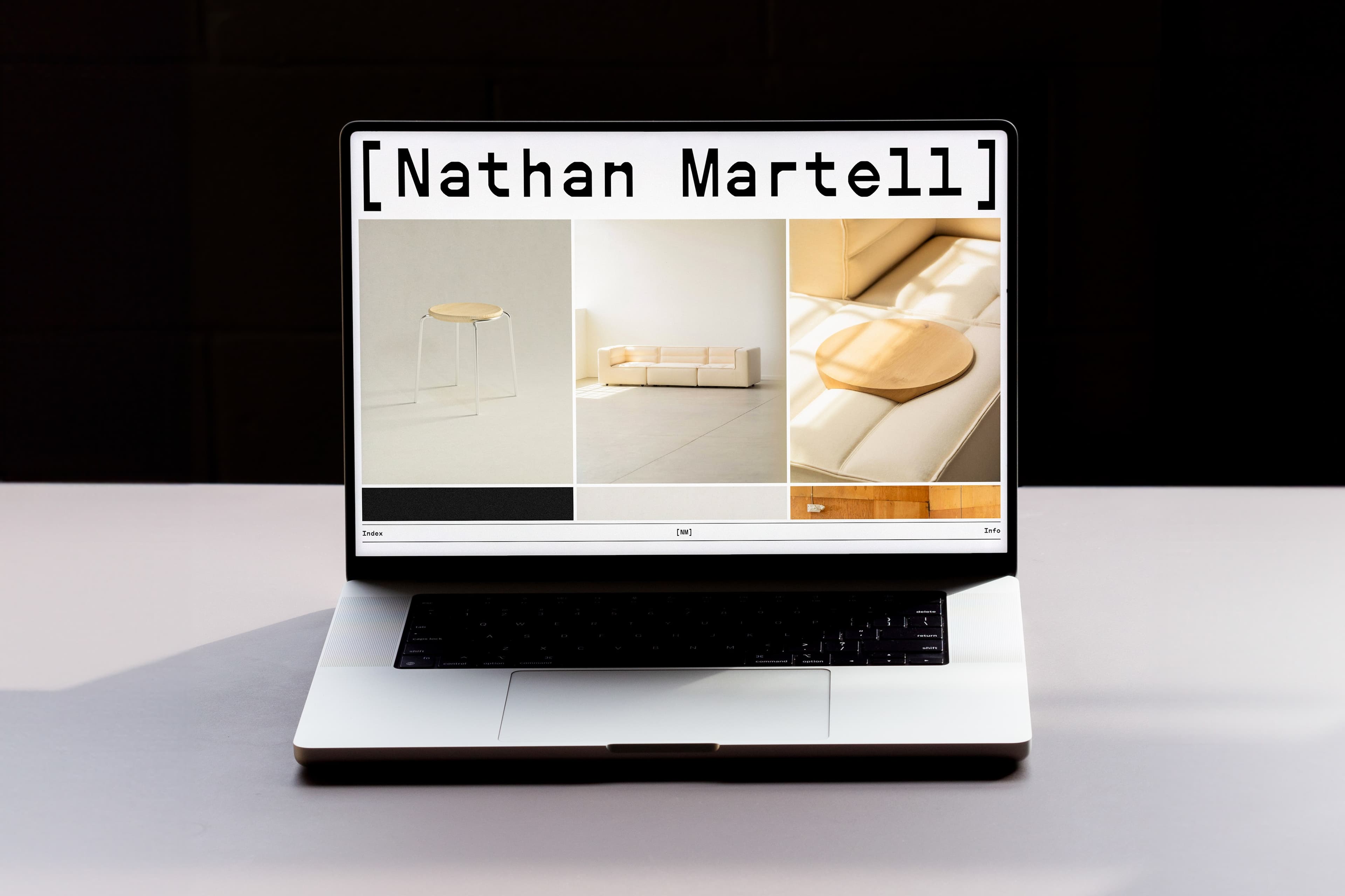 Nathan Martell Portfolio design by Post Projects