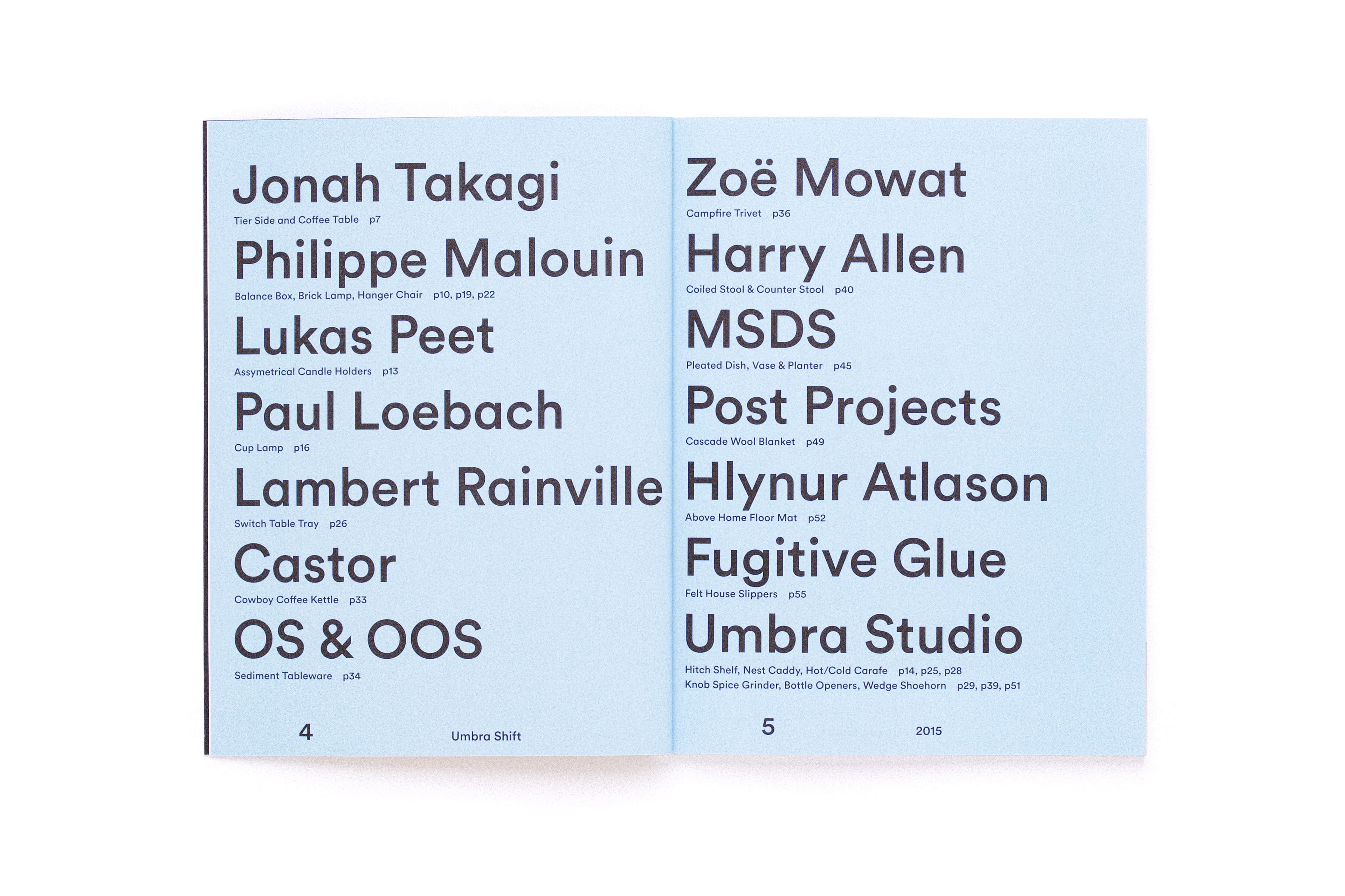 Umbra Shift catalog