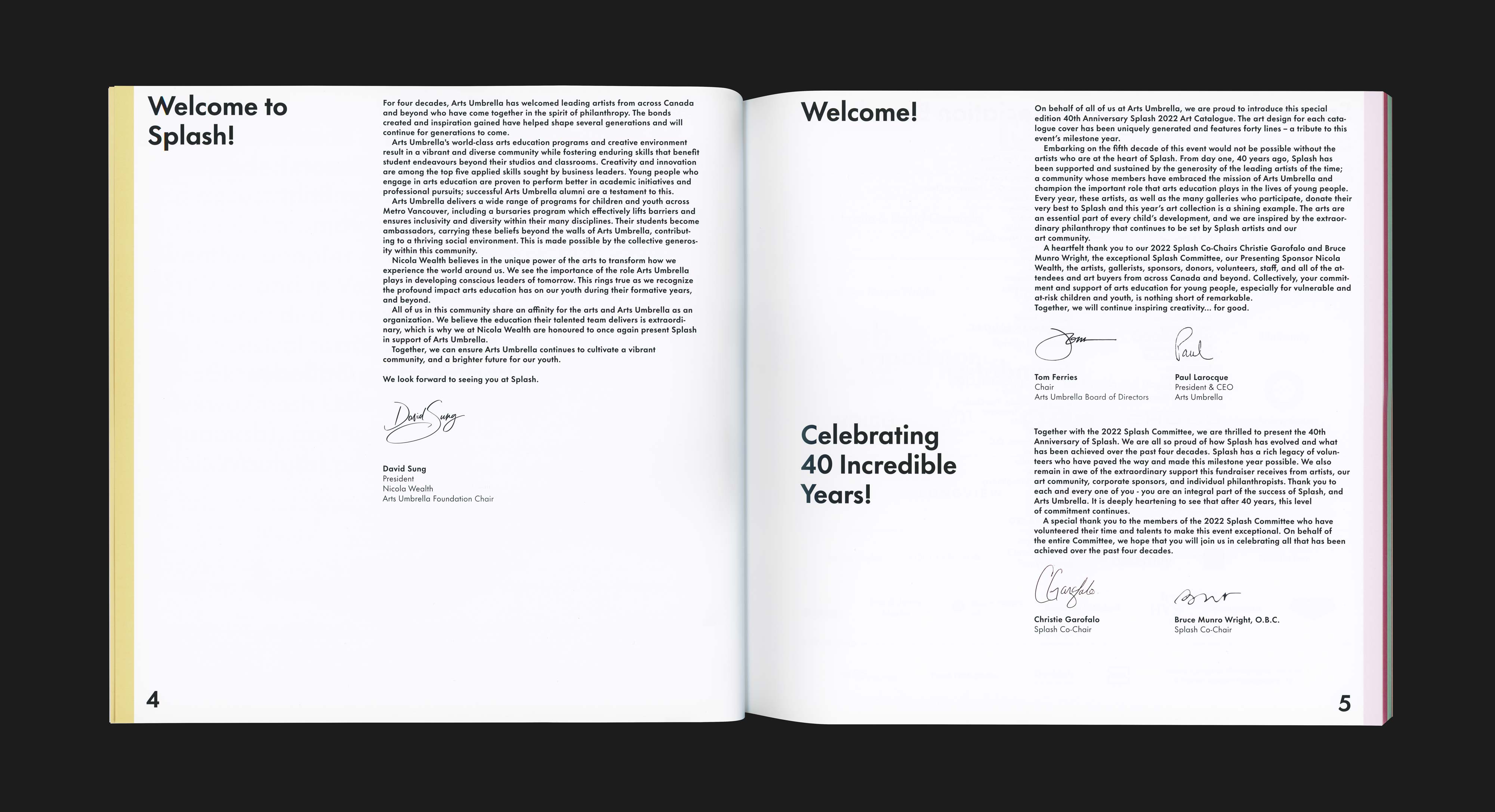 Splash catalogue by Post Projects